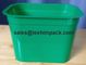 Food grade rectangular plastic 800ml cup, buckets, barrels, jars, tubes, drums, container, closures for dairy, snack supplier